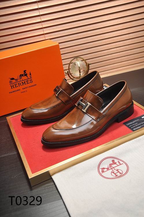 Hermes 男皮鞋 0812