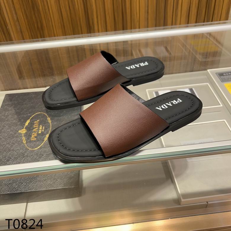 Prada 男拖鞋 0409